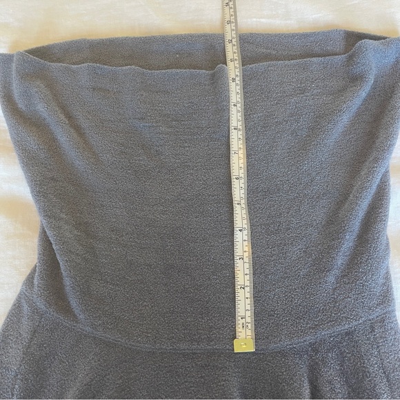 Barefoot Dreams Cozy Chic Ultra Lite Periwinkle Cowl Neck Tunic Sweater - Picture 11 of 12